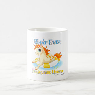 Was auch immer Ihr Einhorn schwimmt Kaffeetasse