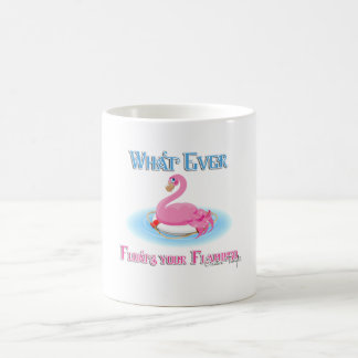 Was auch immer Ihr Flamingo 2 schwimmt Kaffeetasse