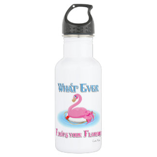 Was auch immer Ihr Flamingo 2 schwimmt Trinkflasche