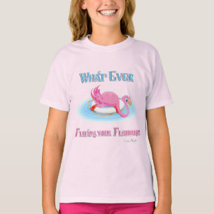 Was auch immer Ihr Flamingo 3 schweben lässt T-Shirt