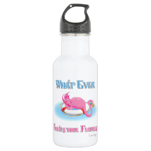 Was auch immer Ihr Flamingo 3 schweben lässt Trinkflasche