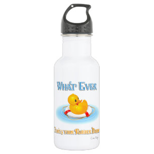 Was auch immer Ihr Gummiduckie schwimmt Trinkflasche