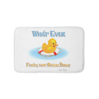 Was auch immer Ihr Gummihandschuh schwimmt Badematte