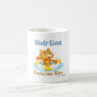 Was auch immer Ihr Kitty schwimmt Tasse