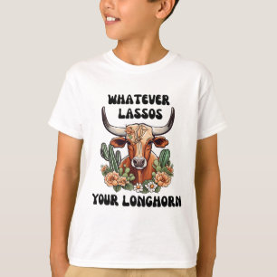 Was auch immer Ihr ländlicher Kuh Rodeo Pferderück T-Shirt