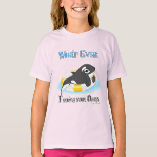 Was auch immer Ihr Orca Whale schwimmt T-Shirt