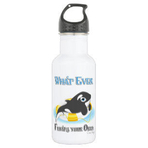 Was auch immer Ihr Orca Whale schwimmt Trinkflasche