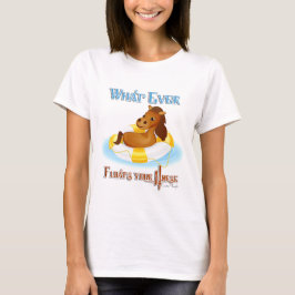 Was auch immer Ihr Pferd schwimmt 2 T-Shirt