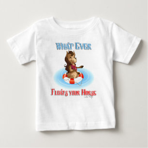 Was auch immer Ihr Pferd schwimmt Baby T-shirt