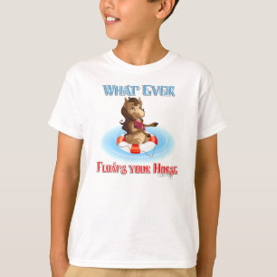 Was auch immer Ihr Pferd schwimmt T-Shirt