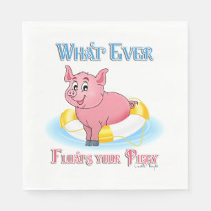 Was auch immer Ihr Schweine schwebt Serviette