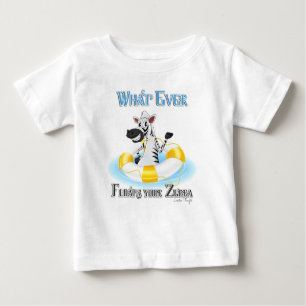 Was auch immer Ihr Zebra schweben lässt Baby T-shirt