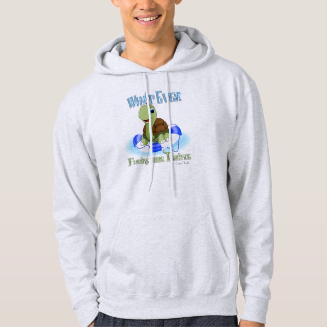 Was auch immer Ihre Schildkröte schweben 2 Hoodie (Vorderseite)