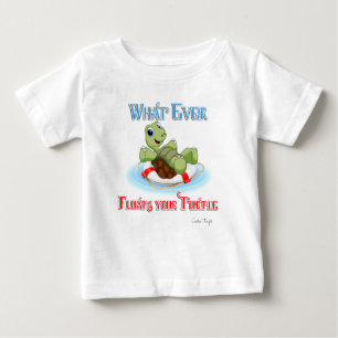 Was auch immer Ihre Schildkröte schwimmt Baby T-shirt