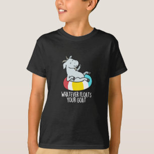 Was auch immer Ihre Ziege Funny Animal Pun Dark BG T-Shirt