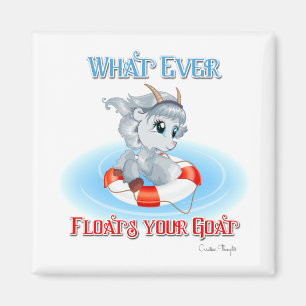 Was auch immer Ihre Ziege schwimmt Magnet
