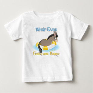 Was auch immer Ihren Esel schwimmt Baby T-shirt