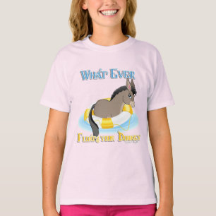 Was auch immer Ihren Esel schwimmt T-Shirt