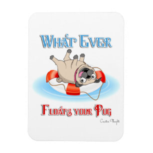 Was auch immer Ihren Mops schwimmt Magnet