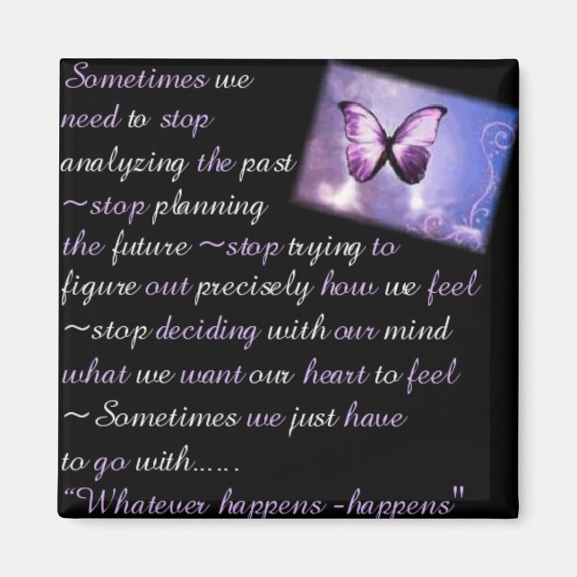 Was auch immer passiert ... magnet (Vorne)