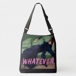 Was auch immer rosa Graffiti die Kunst verändert h Tragetaschen Mit Langen Trägern