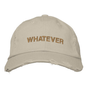 WAS AUCH IMMER Sarkastische Sprüche Lustiger Humor Bestickte Baseballkappe