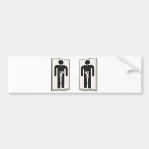 Was auch immer Sie auf homosexuellem männlichem Autoaufkleber