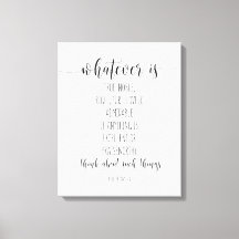 Was auch immer wahr ist, die Philippinen 4:8