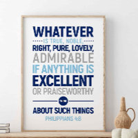 Was auch immer wahr ist, die Philippinen 4:8