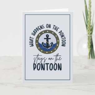 Was auf dem Ponton passiert, bleibt auf dem Ponton Karte