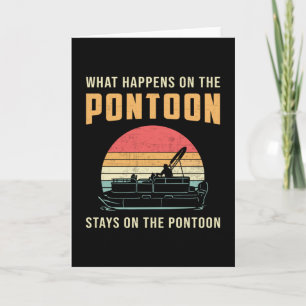 Was auf dem Pontoon-Boot-Segelboot geschieht Karte