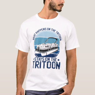Was auf dem Triton Bleibe auf dem Triton T-Shirt