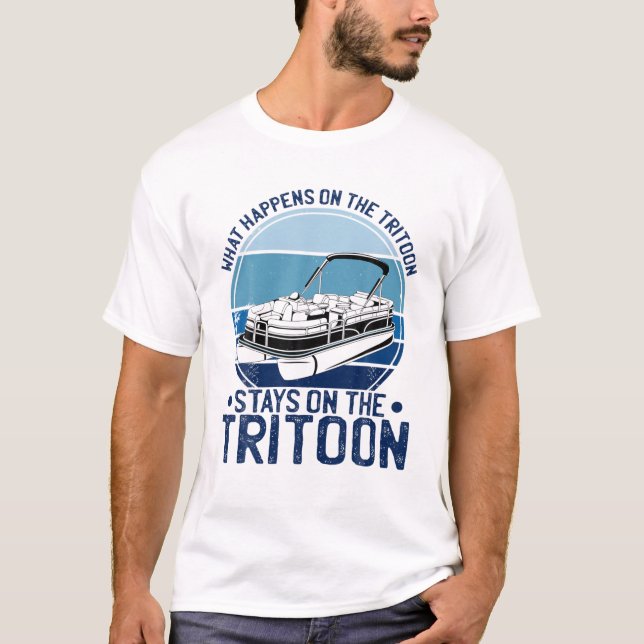 Was auf dem Triton Bleibe auf dem Triton T-Shirt (Vorderseite)