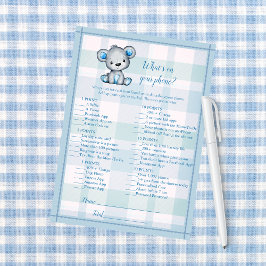 Was auf Ihrem Handy Niedliches Graubärenspielgerät Einladung