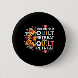 Was auf Quilt Retreat Fabric Ss Nähen passiert Button
