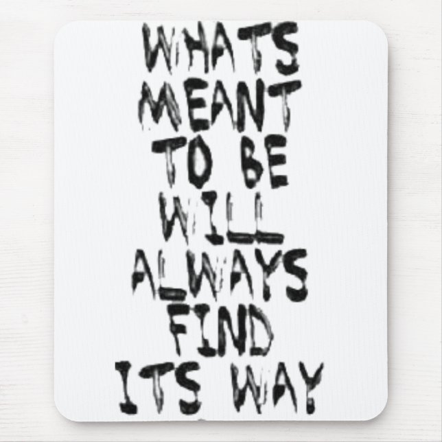 Was bedeutet wird, um Mousepad zu sein (Vorne)