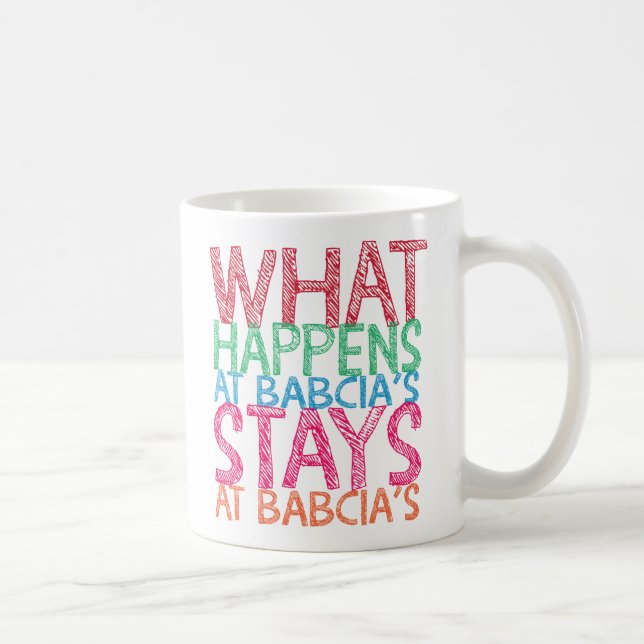 Was bei Babcias geschieht, bleibe bei Babcias Tasse (Rechts)