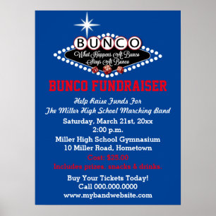 Was bei Bunco-Fundraising passiert Poster