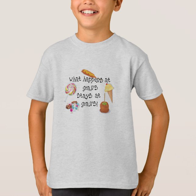 Was bei Grans geschieht, BLEIBE bei Grans! T-Shirt (Vorderseite)