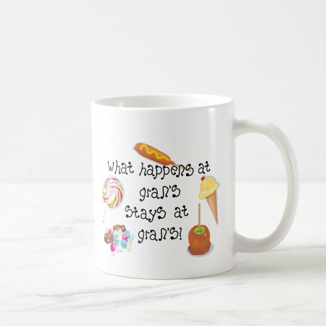 Was bei Grans geschieht, BLEIBE bei Grans! Tasse (Rechts)