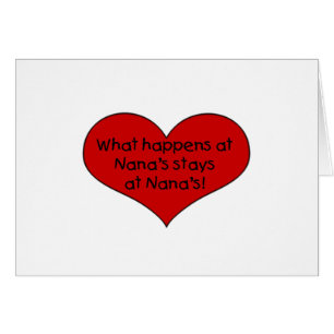 Was bei Nana geschieht, bleibe