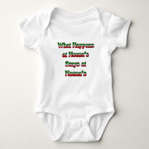 Was bei Nonna passiert, Bleibe bei Nonna's Baby Strampler