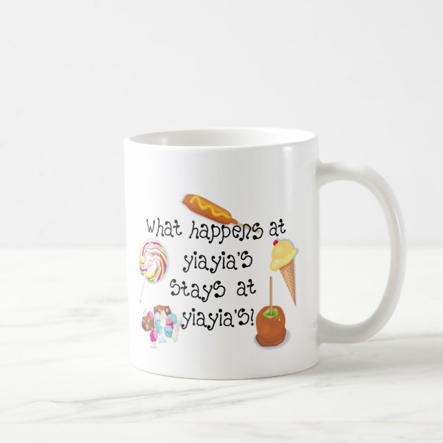 Was bei YiaYias geschieht, BLEIBE bei YiaYias Kaffeetasse (Rechts)