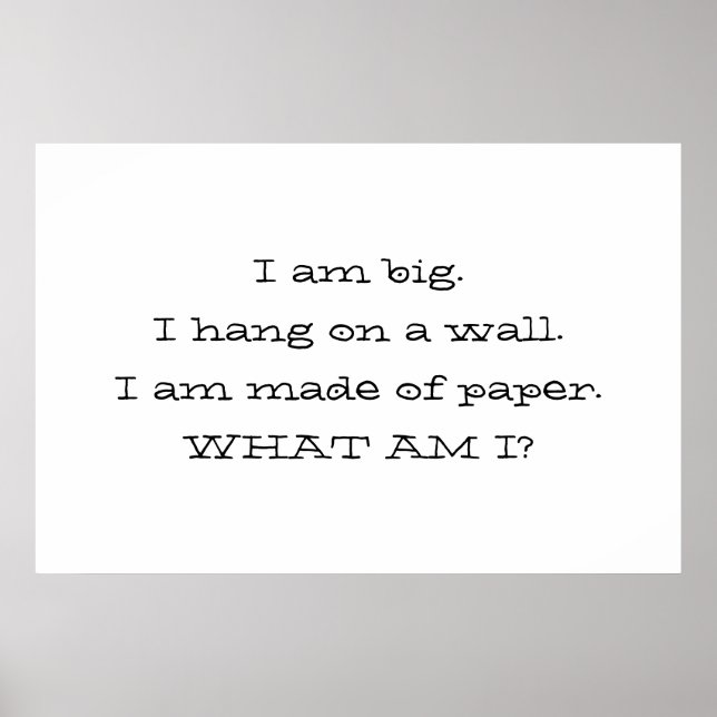 Was bin ich? poster (Vorne)