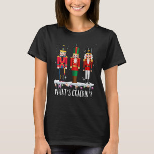 Was Crackin Funny Christmas Nutcracker Geschenke T-Shirt