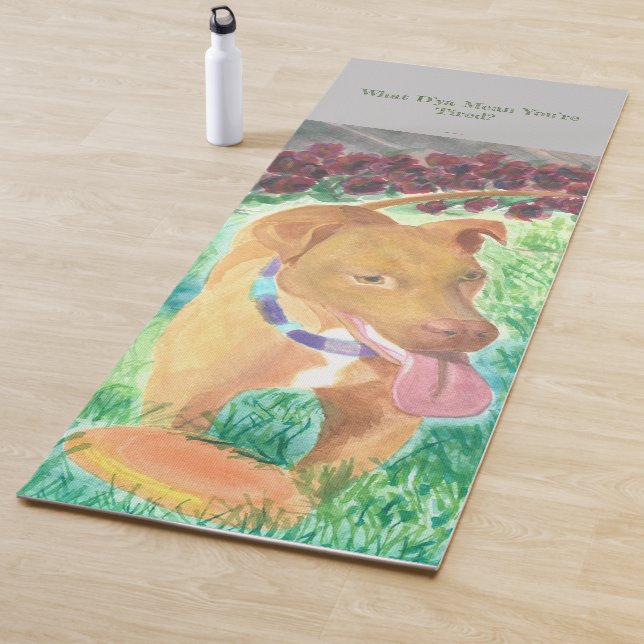 Was D’ya Gemein Sie sind müde? Yogamatte (Beispiel)