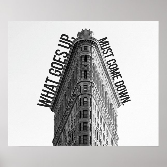 Was dabei herauskommt, muss ein Börsenplakat sein Poster (Vorne)