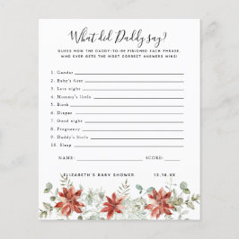 Was Daddy gesagt hat | Baby Showspiel