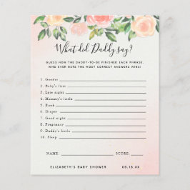 Was Daddy gesagt hat | Baby Showspiel