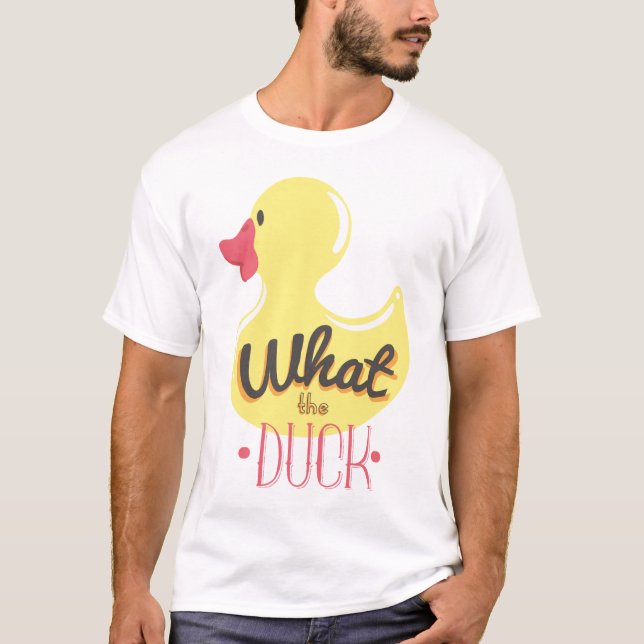 Was das Enten-Spaß-Shirt T-Shirt (Vorderseite)